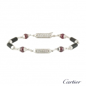 Cartier White Gold Le Baiser Du Dragon Bracelet